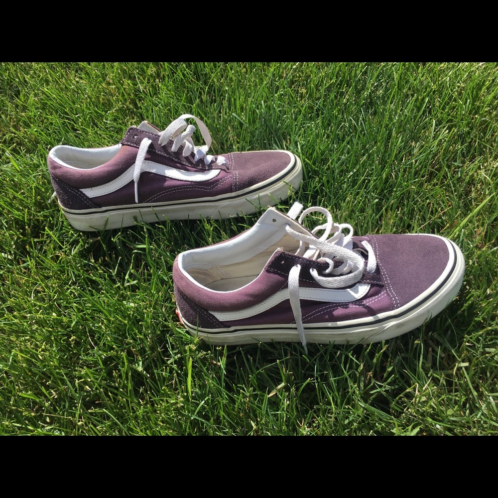 Purple vans Womens size 8, (Men size 6.5)